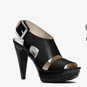 Michael Kors black platform sandal
